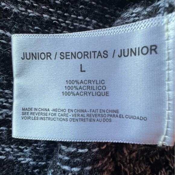 Kiss Pink Lips Knit Sweater By Lei Size Large - Picture 5 of 13